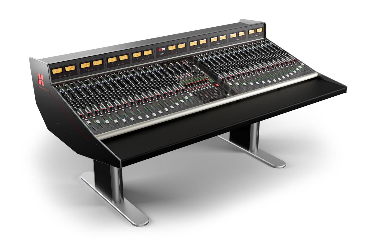 Harrison Audio 48 channel inline console fitted with 96 channels, Dante IO inbuilt