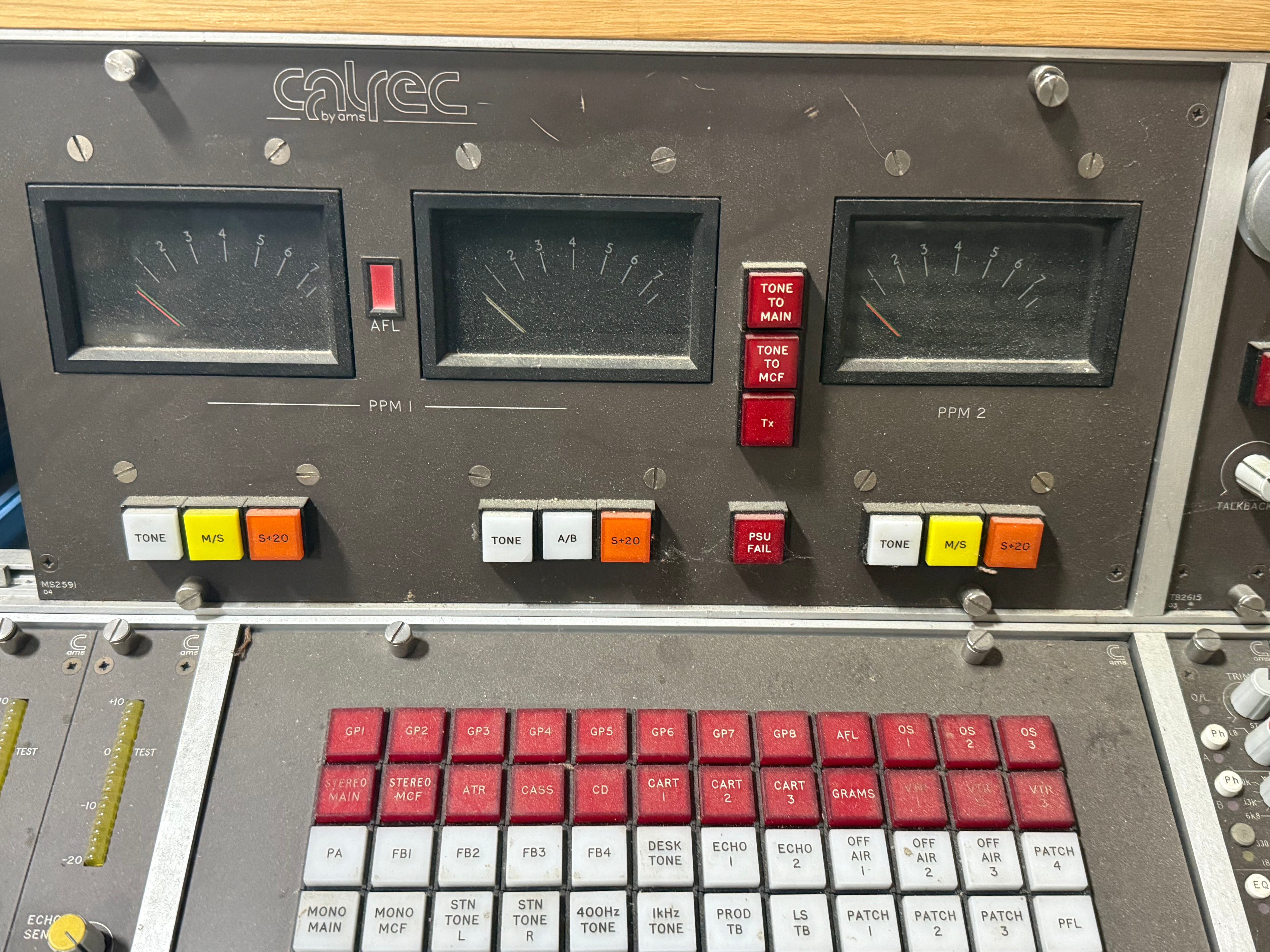 Calrec M Series Vintage Discrete Analog Console - 48 Channel