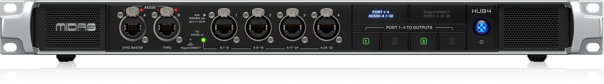 MIDAS-HUB4 - Professional Audio Design, Inc