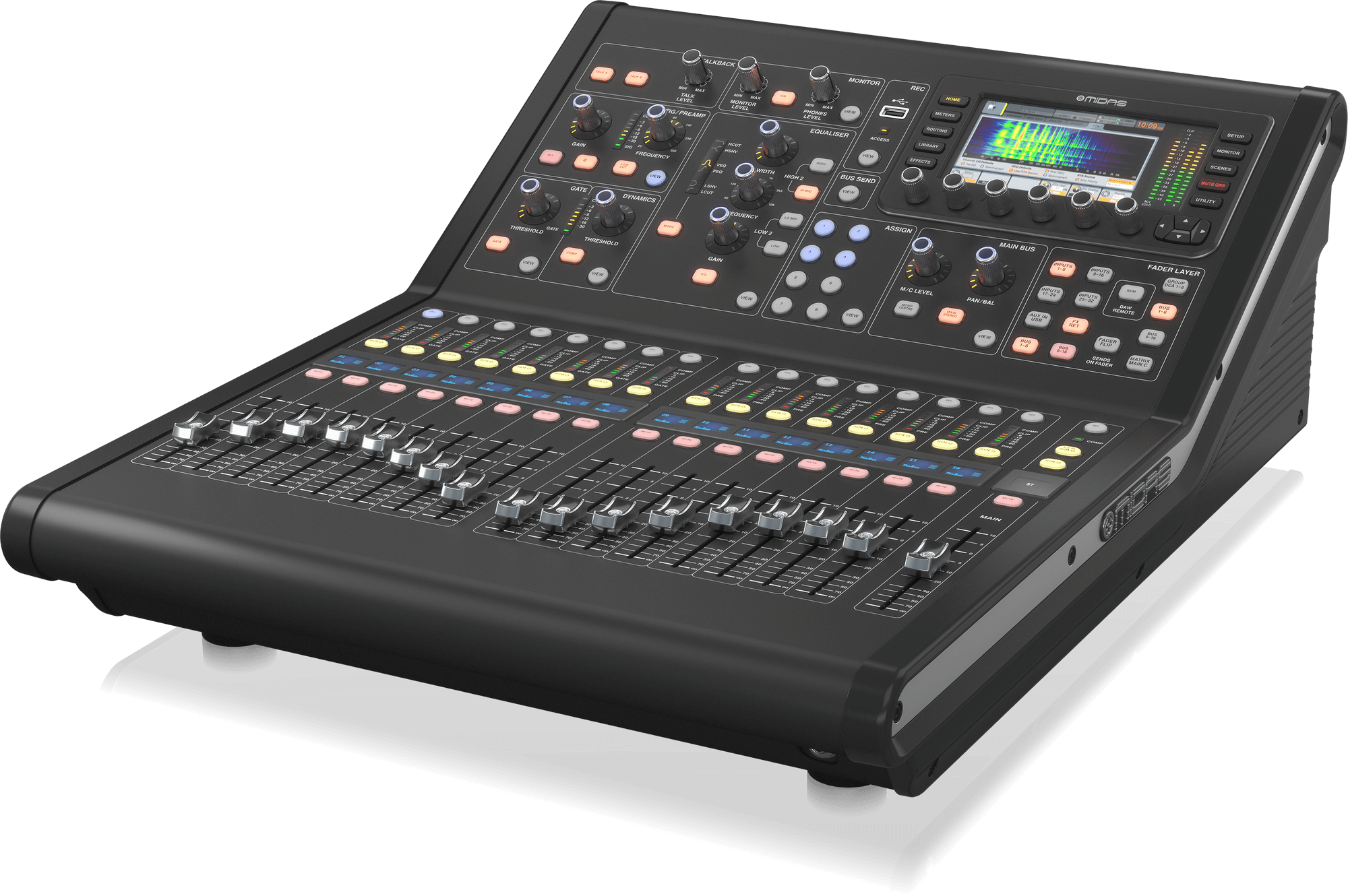 MIDAS-M32R LIVE - 40 input Channels, 16 Midas PRO Microphone Preamplifiers