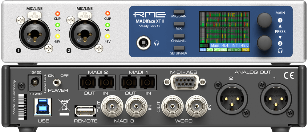 RME MADIface XT II - 394-channel Triple MADI USB 3.0 Audio Interface