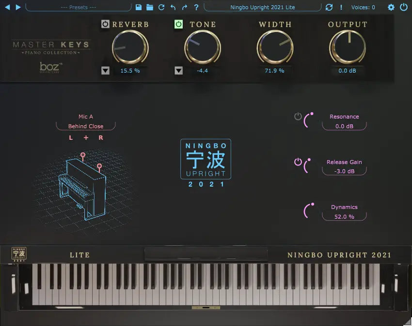 Boz Digital Labs Ningbo Upright 2021 Pro