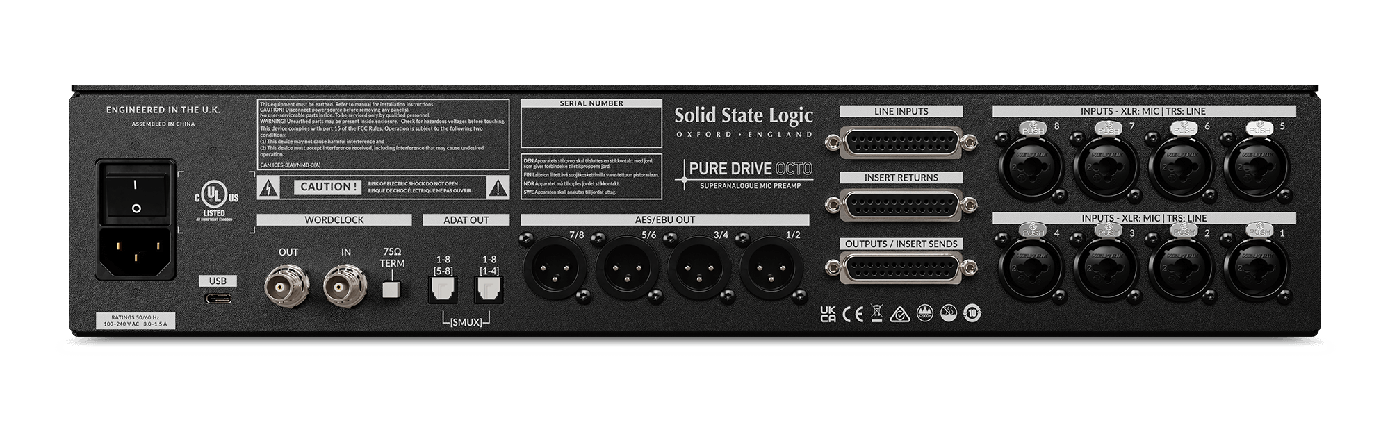 Solid State Logic SSL Puredrive Octo Pre Amp