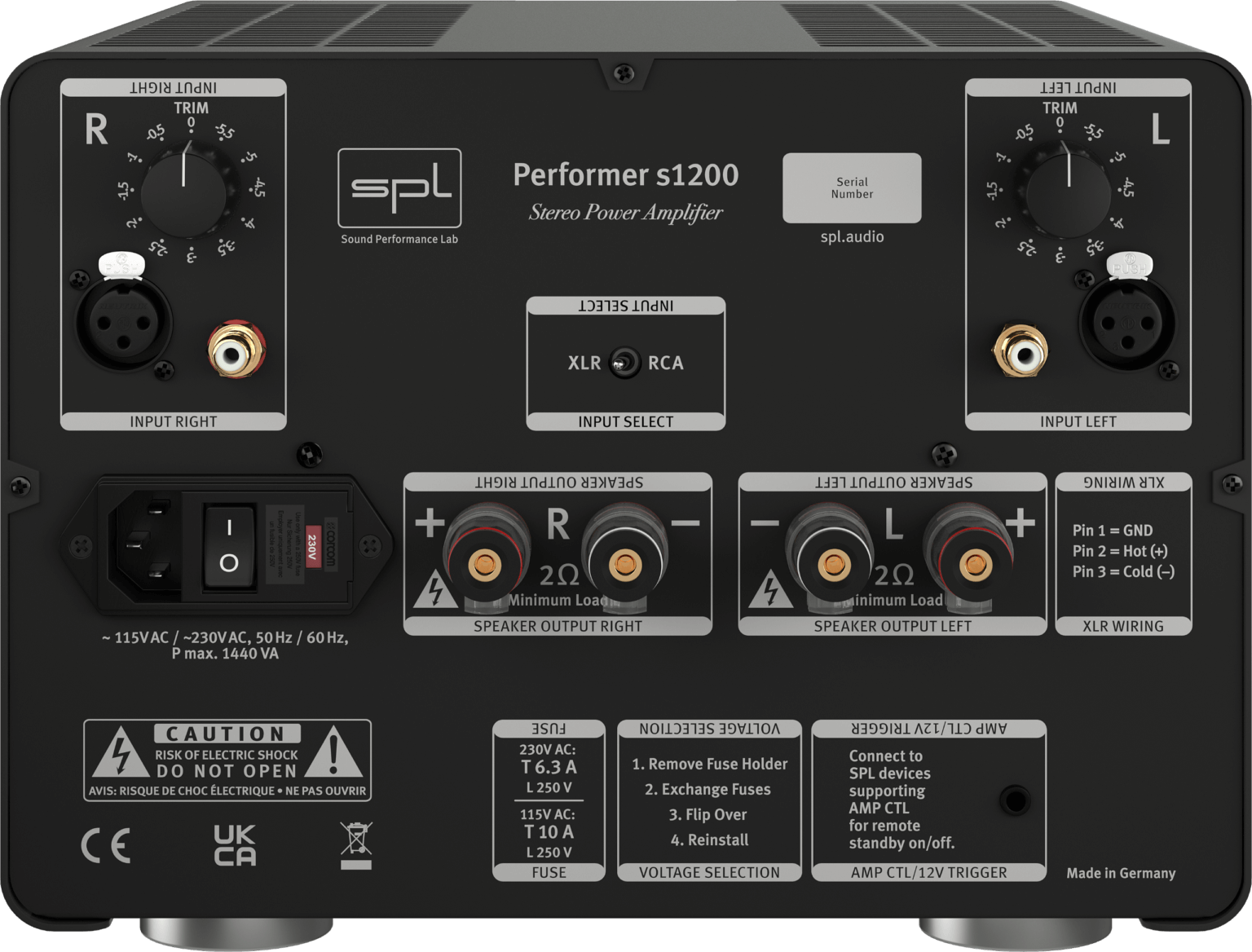 SPL Performer s1200 - The Powerful Stereo Amplifier