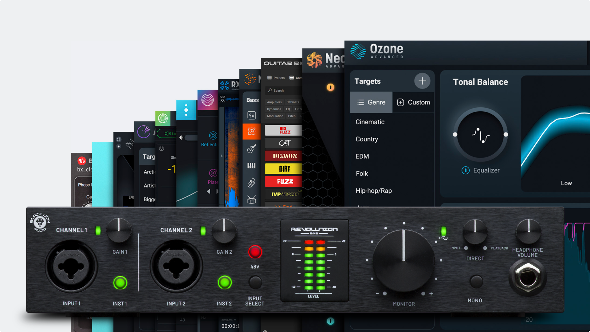 Black Lion Audio REVOLUTION 2X2 Izotope Bundle - Professional
