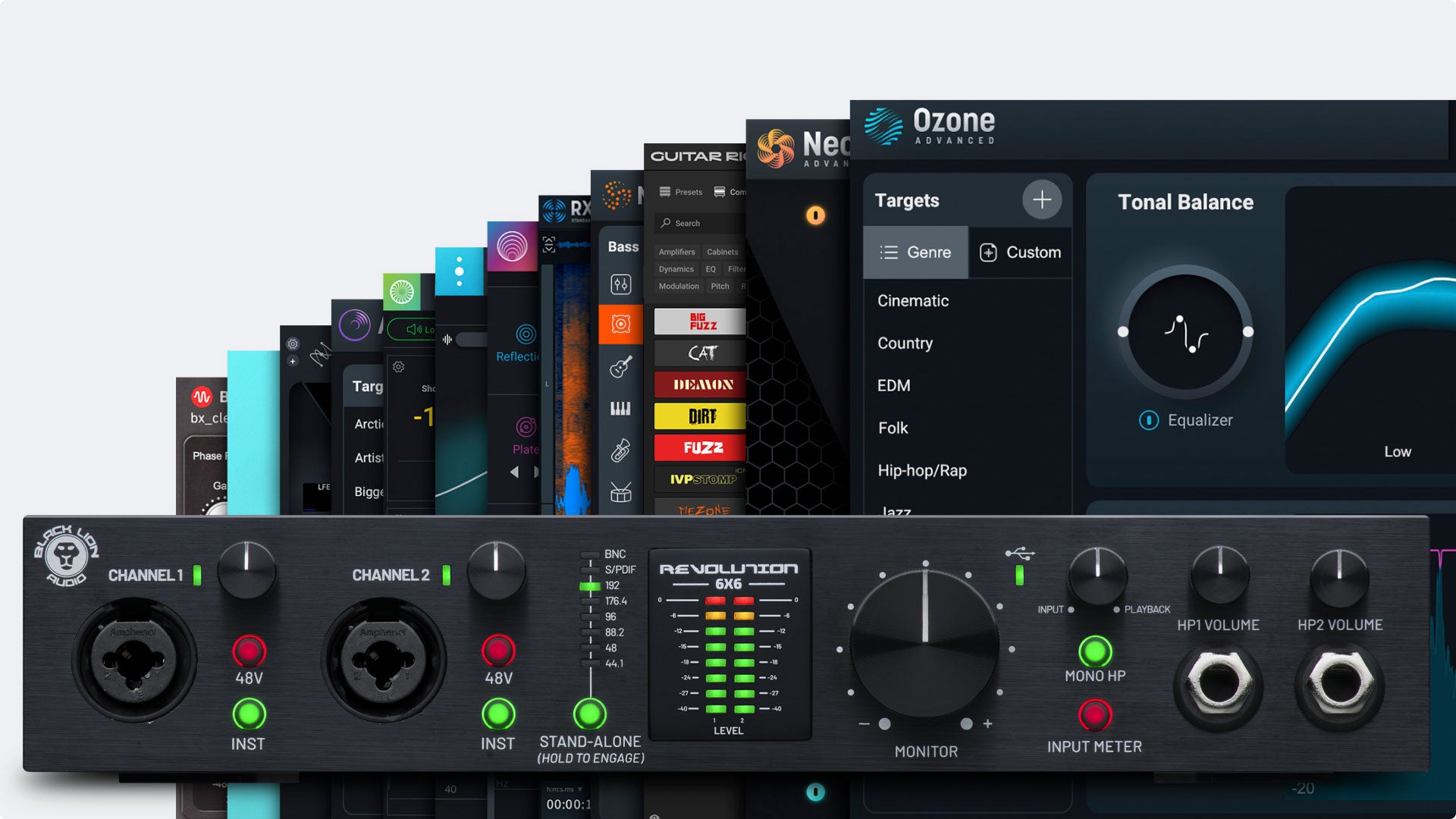 Black Lion Audio REVOLUTION 6x6 Izotope Bundle - Professional