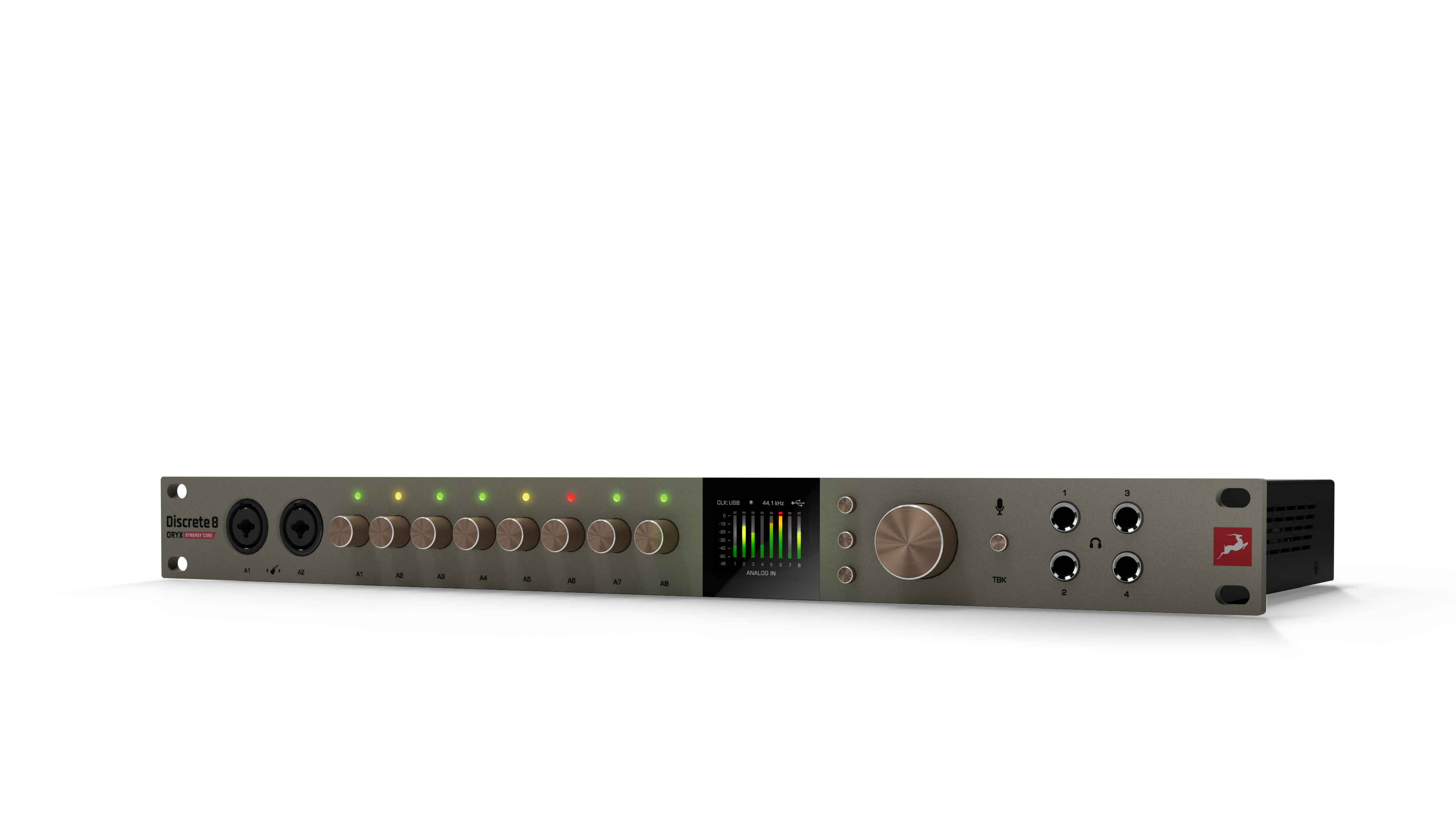 Discrete 8 Oryx - 26×38 USB-C Audio Interface with Synergy Core Real-Time FX Processing