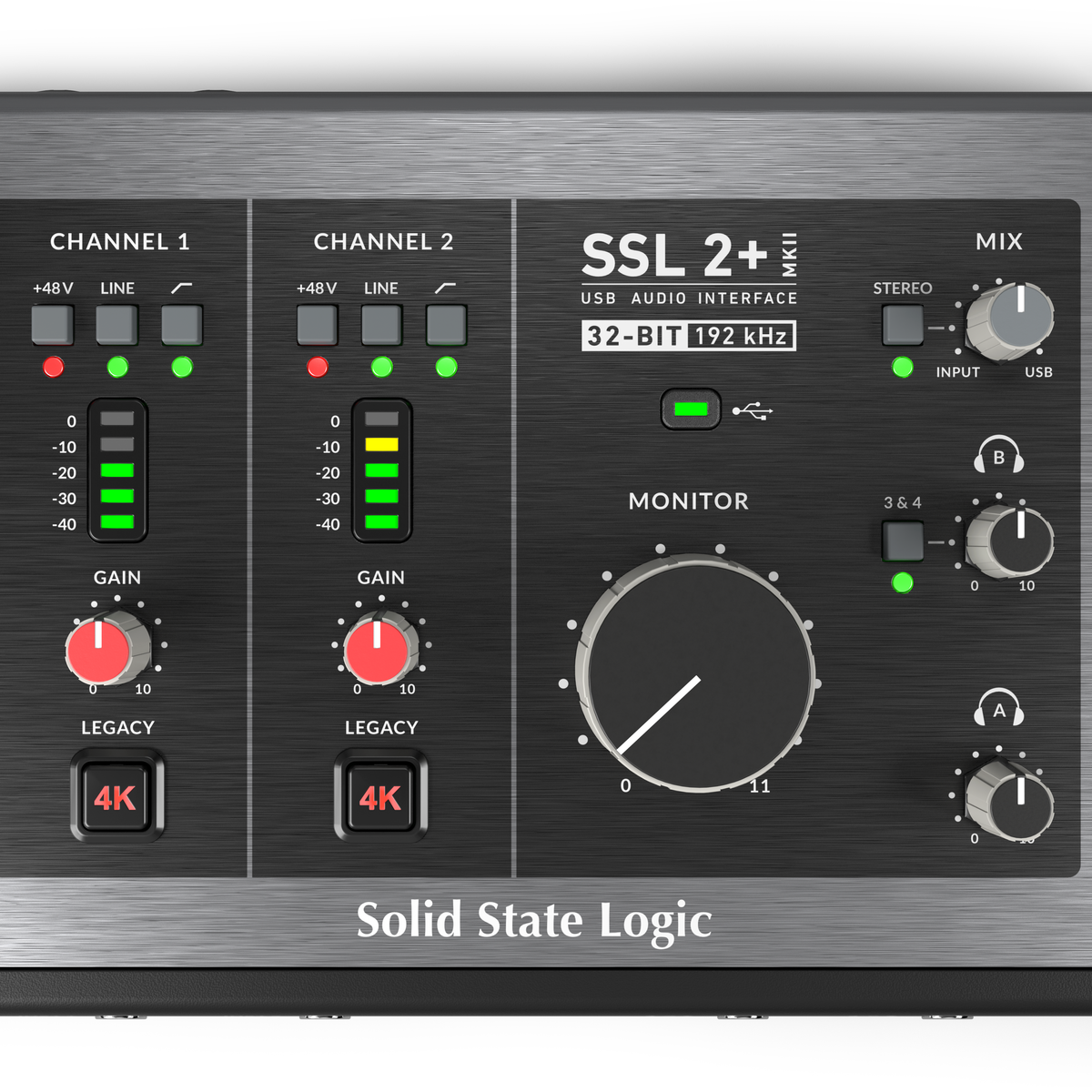DTM・DAW SSL2 Professional personal studio Solid State Logic - SSL 2 2x2 USB-C Audio Interface
