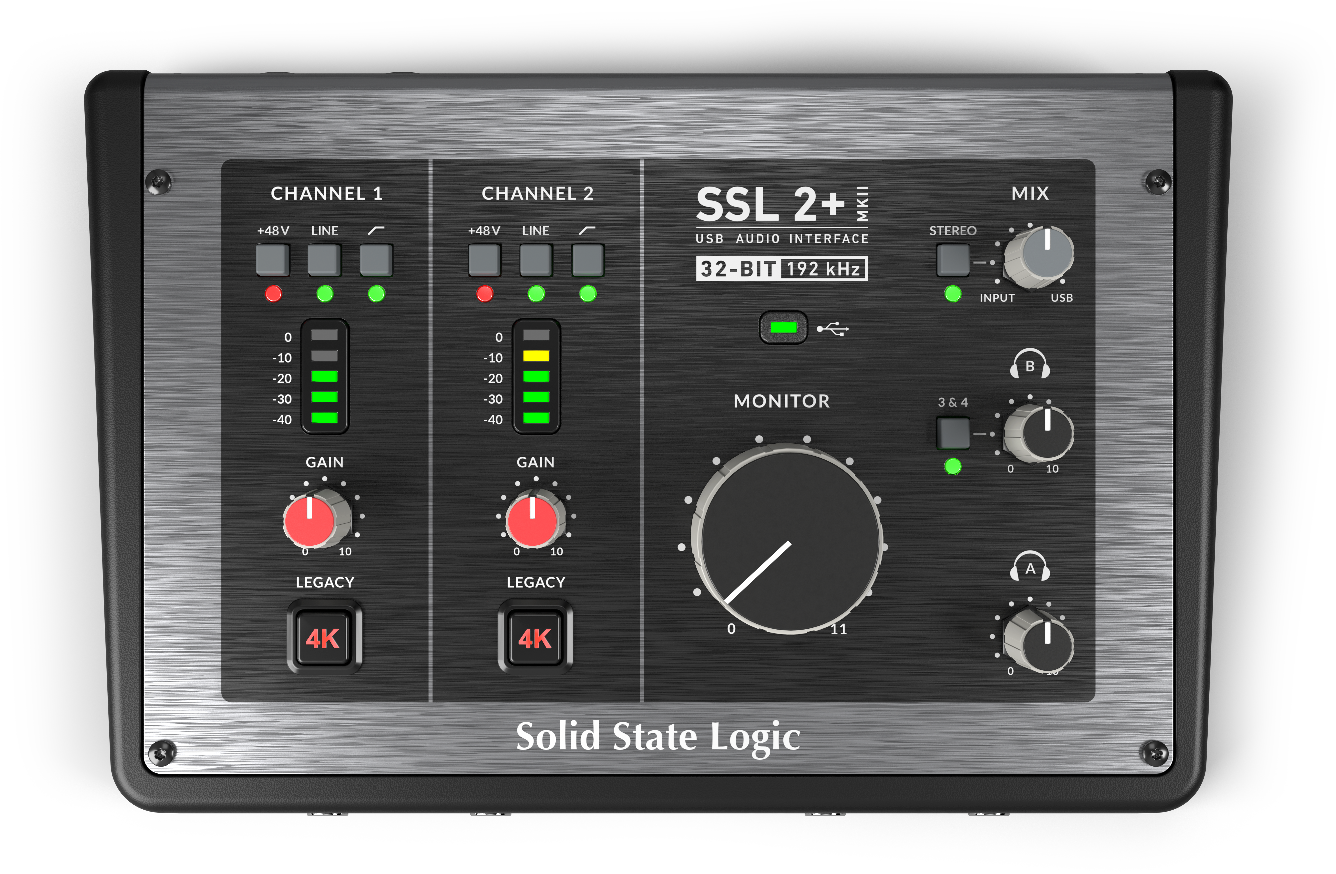 Solid State Logic SSL 2 & Blue マイク Solid State Logic - SSL 2 2x2 USB-C Audio Interface - Interfaces