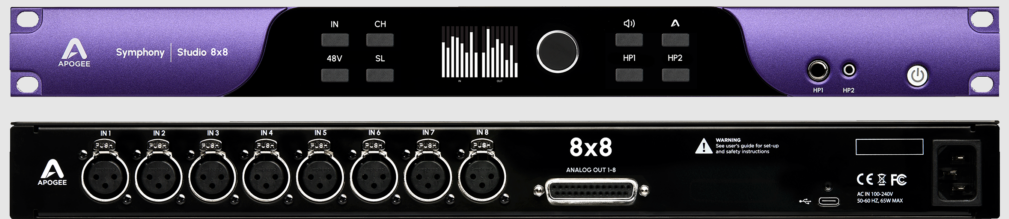 Apogee Symphony Studio USB-C Audio Interface Apogee Symphony Studio USB-C Audio Interface