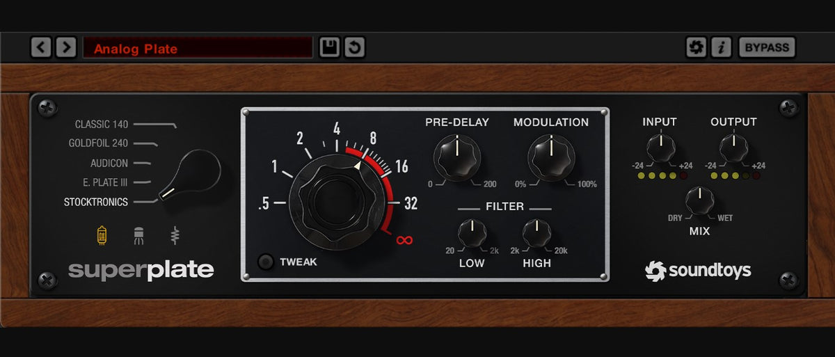 Soundtoys SuperPlate 5 Plugins Professional Audio Design, Inc