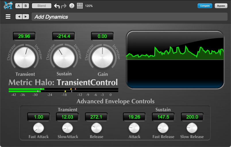 Metric Halo Transient Control 4