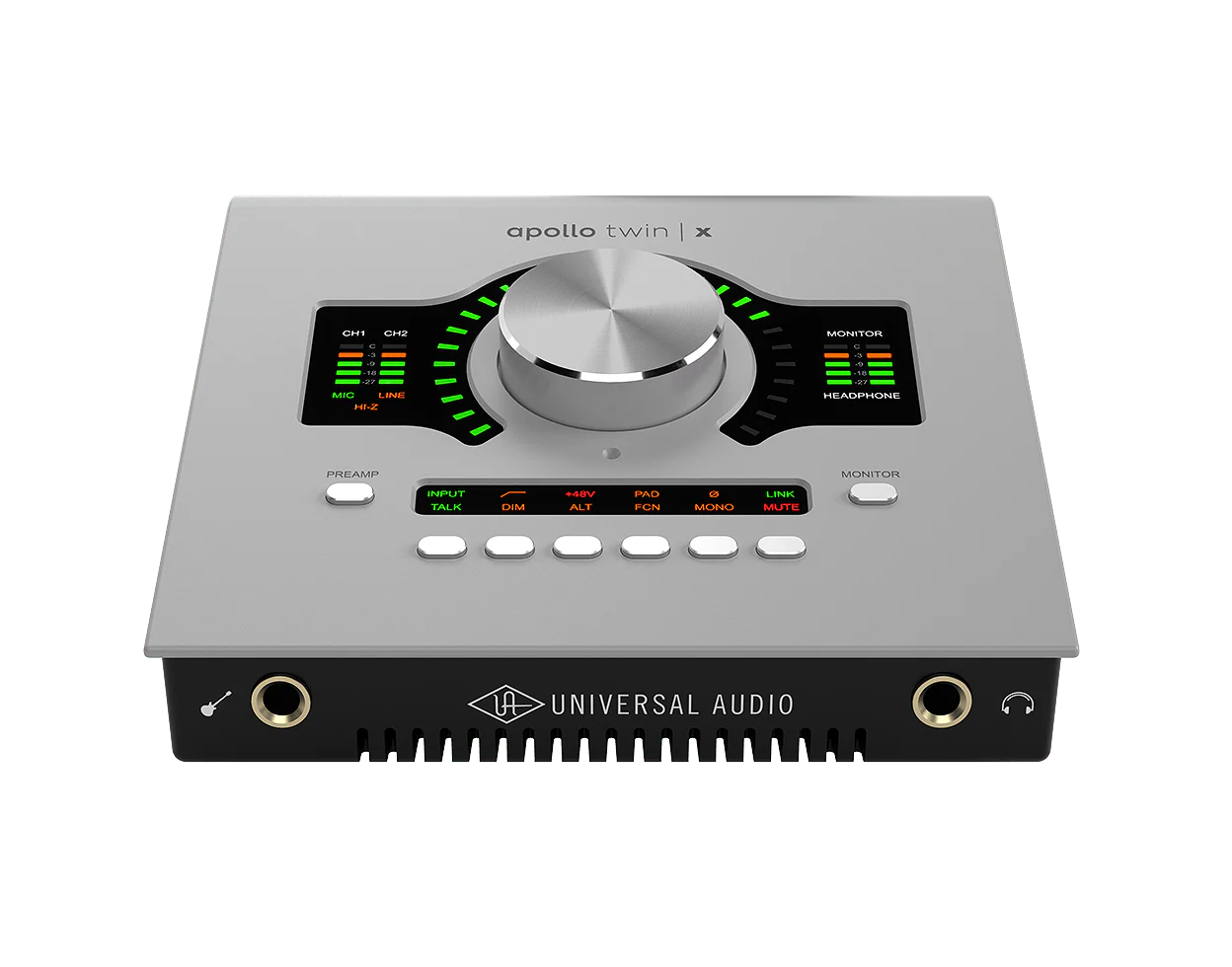 Universal Audio Apollo Twin X DUO Gen 2 – 10x6 Desktop Thunderbolt Audio Interface with 2 Unison Preamps & DUO Core DSP (Essentials+ or Studio+ Edition)