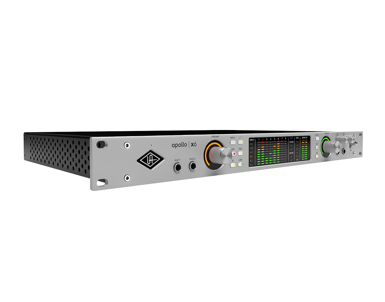 Universal Audio Apollo x6 Gen 2 – 16x22 Thunderbolt Audio Interface with 2 Unison Preamps & HEXA Core DSP (Essentials+ or Studio+ Edition)
