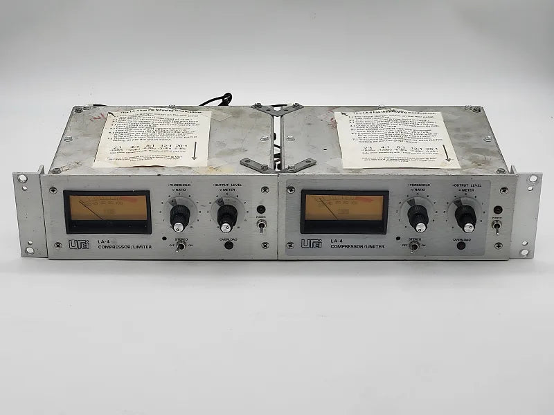Urei LA-4 Compressor Limiter 1980s - Silverface Stereo Pair