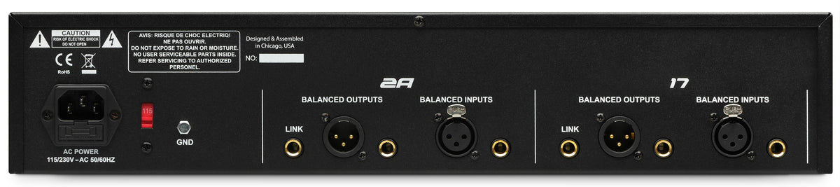 Black Lion Audio B172A – rear panel