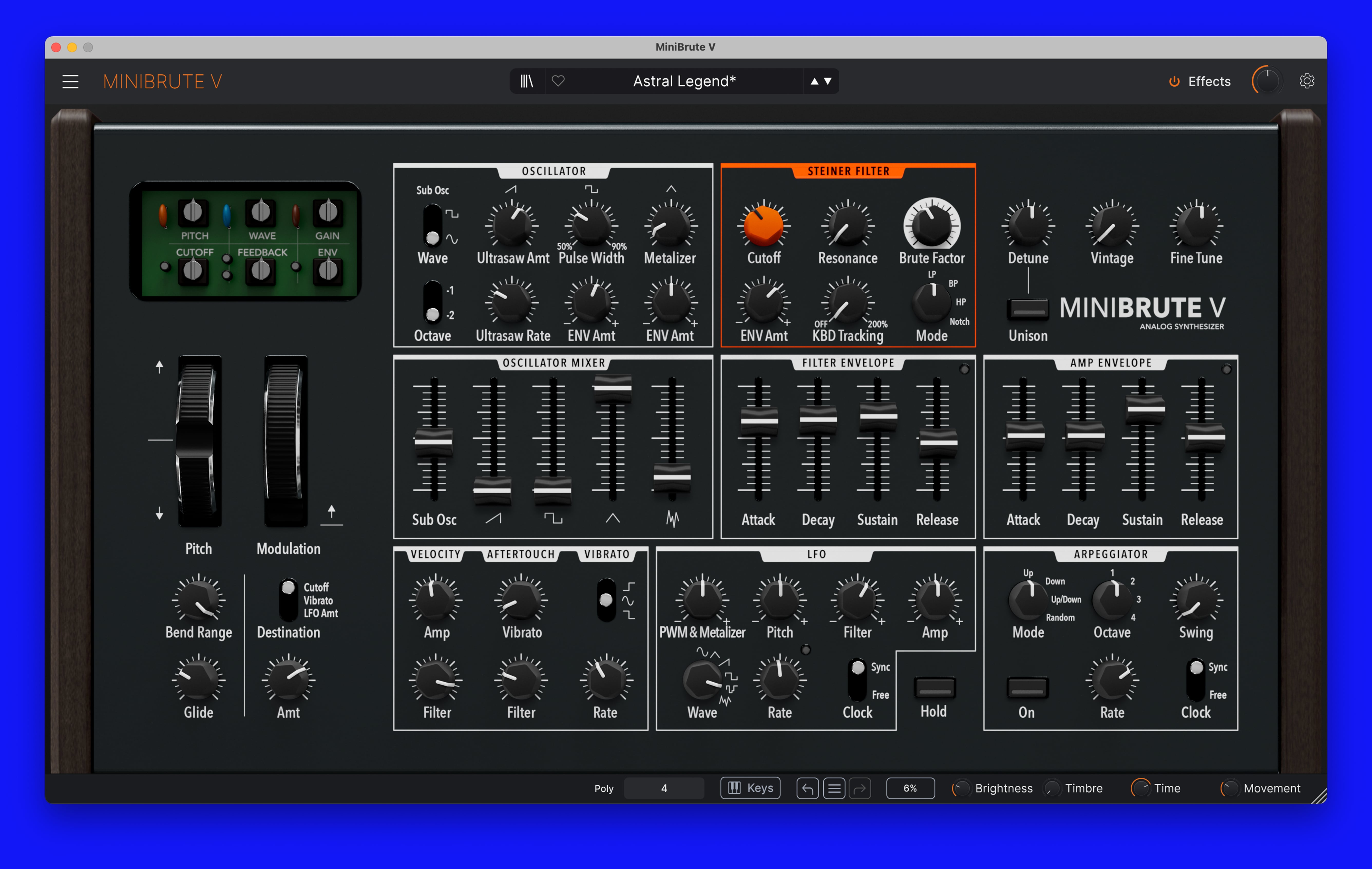Arturia MiniBrute V License
