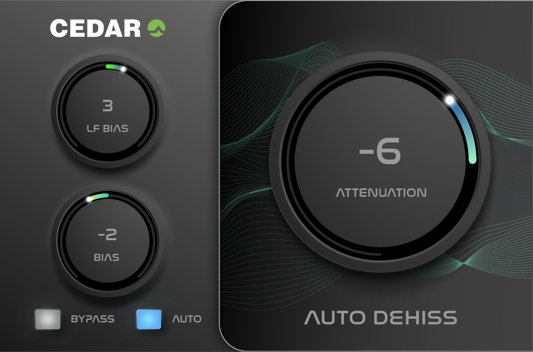Auto Dehiss plug-in interface