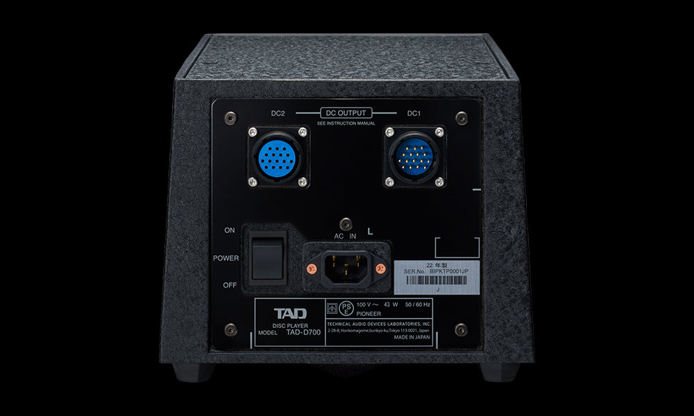 TAD D700 - Disc Player - Professional Audio Design, Inc
