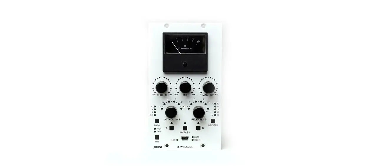 WesAudio DIONE Analog Stereo Bus Compressor with Digital Recall (500-Series)