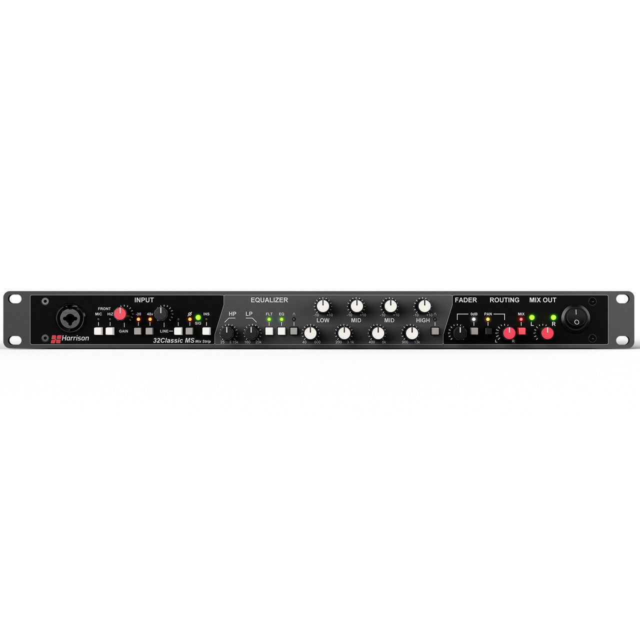 Harrison Audio 32Classic MS Mix Strip – Legendary Console Tone in a 1U Channel Strip