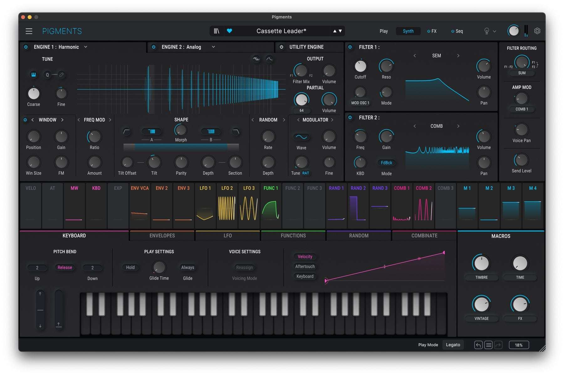 Arturia Pigments 5 - Polychrome Software Synthesizer