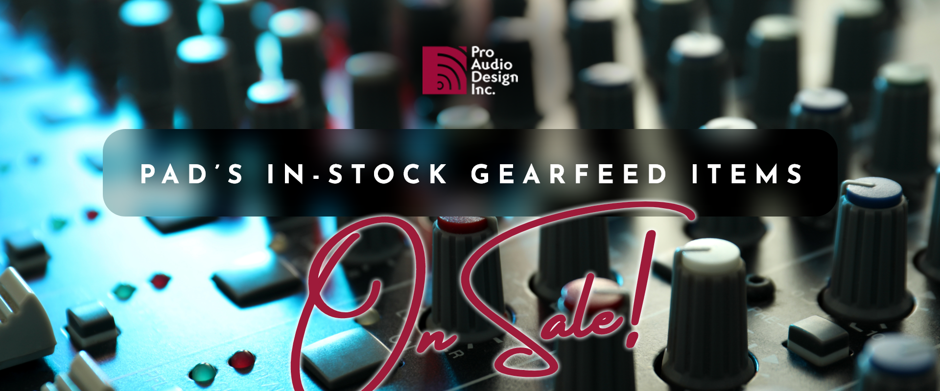 PAD in stock gearfeed items sale