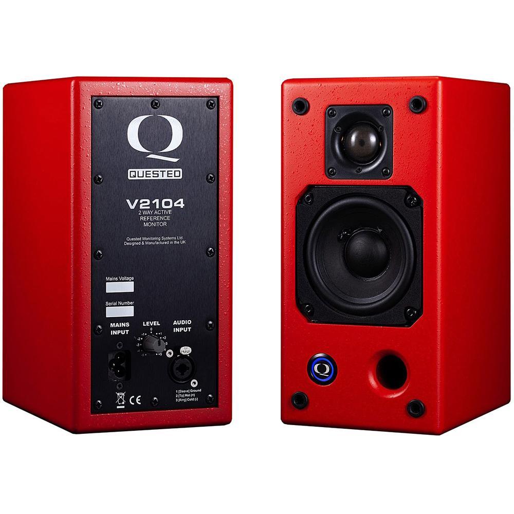 Quested V2104 MiniRedz - 140W 2-Way Active Reference Monitors (SOLD AS PAIR)