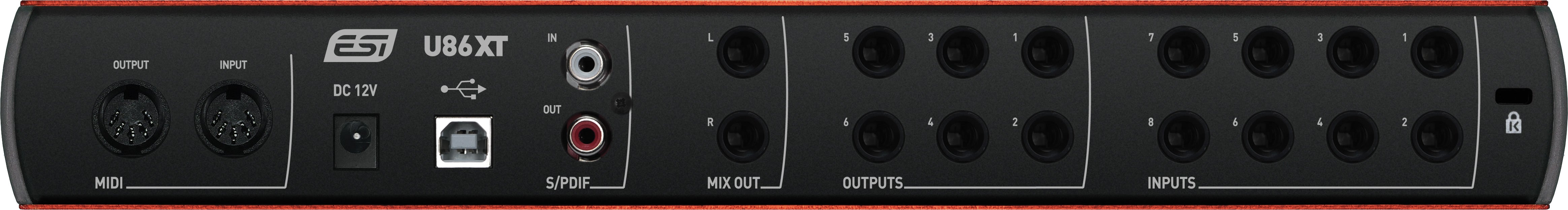 ESI U86 XT - USB Audio Interface - Professional Audio Design, Inc