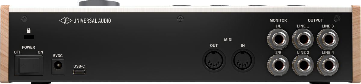 Universal Audio Volt 476P USB audio interface - rear connections
