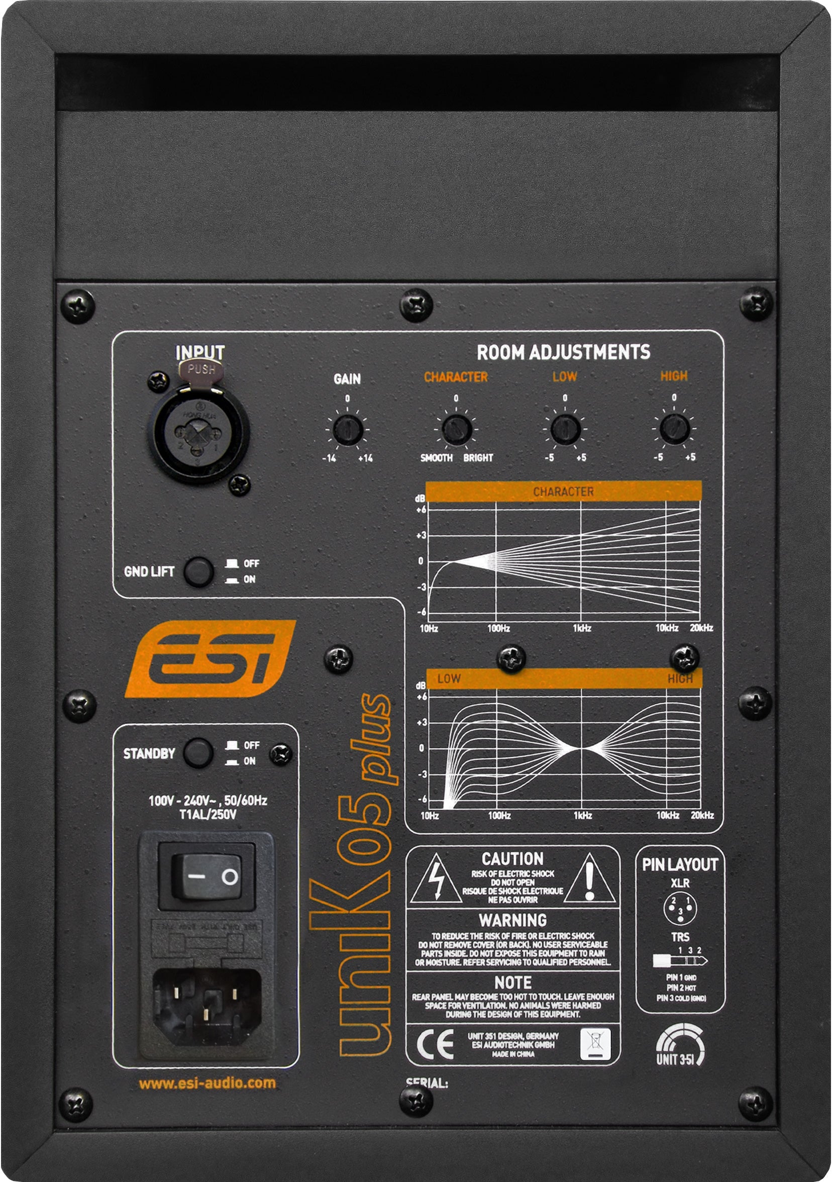 ESI uniK 05+ - Active Studio Monitor - Professional Audio Design, Inc
