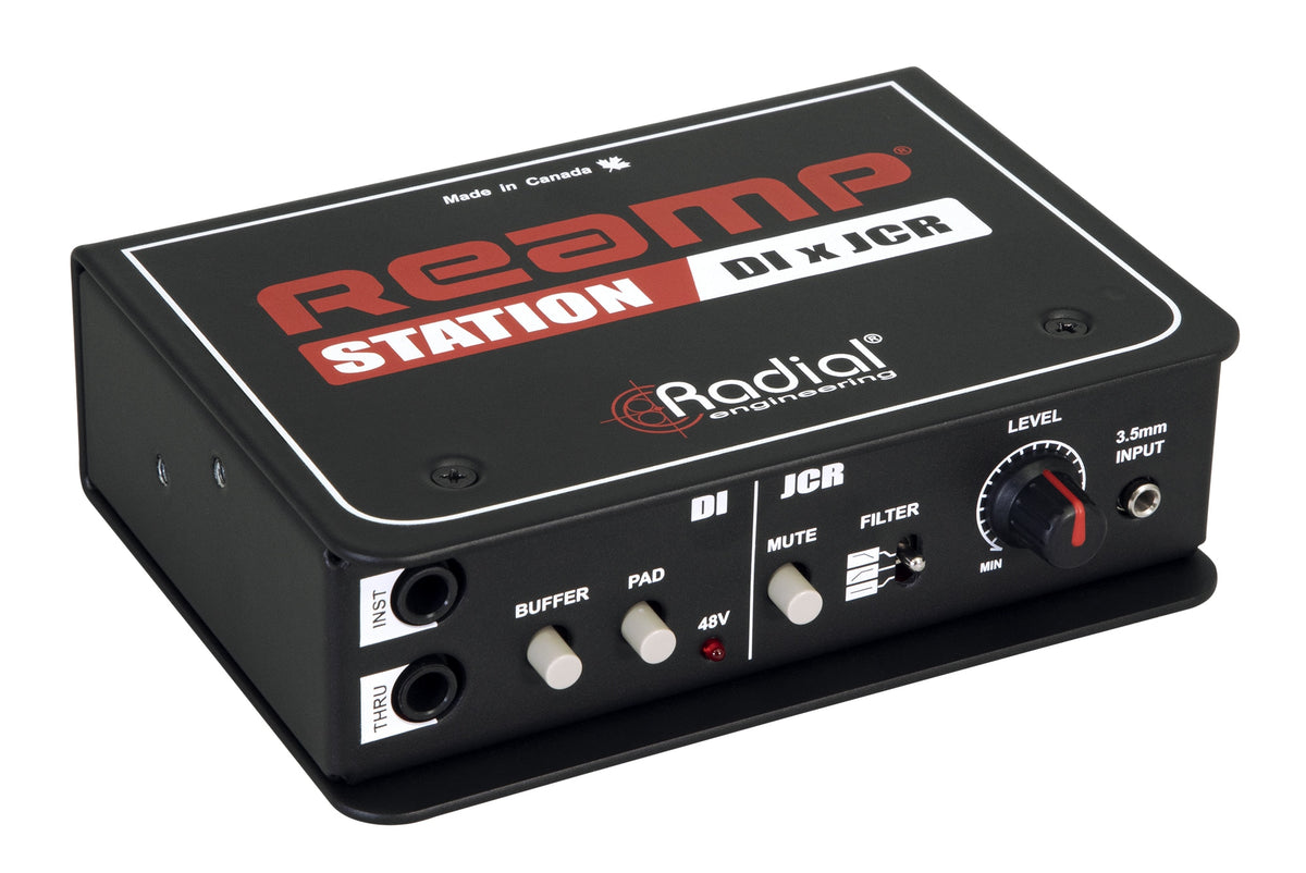 Radial Engineering Reamp Station - Active DI and Studio Reamper - three-quarter view