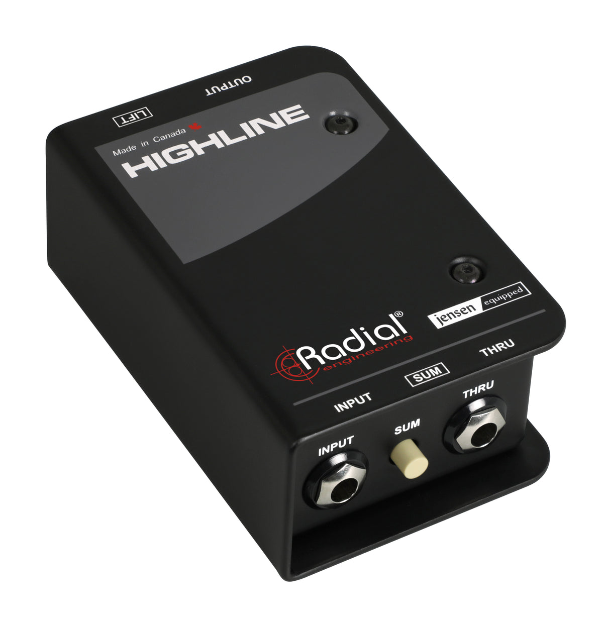 Radial Engineering Highline - Passive Line Isolator - three-quarter view