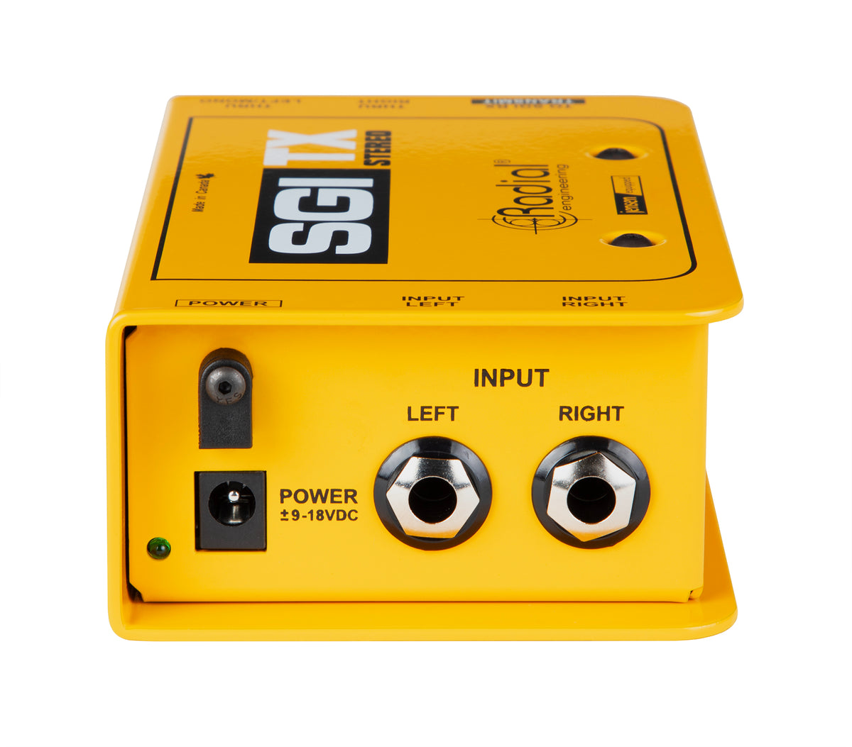 Radial Engineering SGI Stereo TX - Transmitter Only - input connections