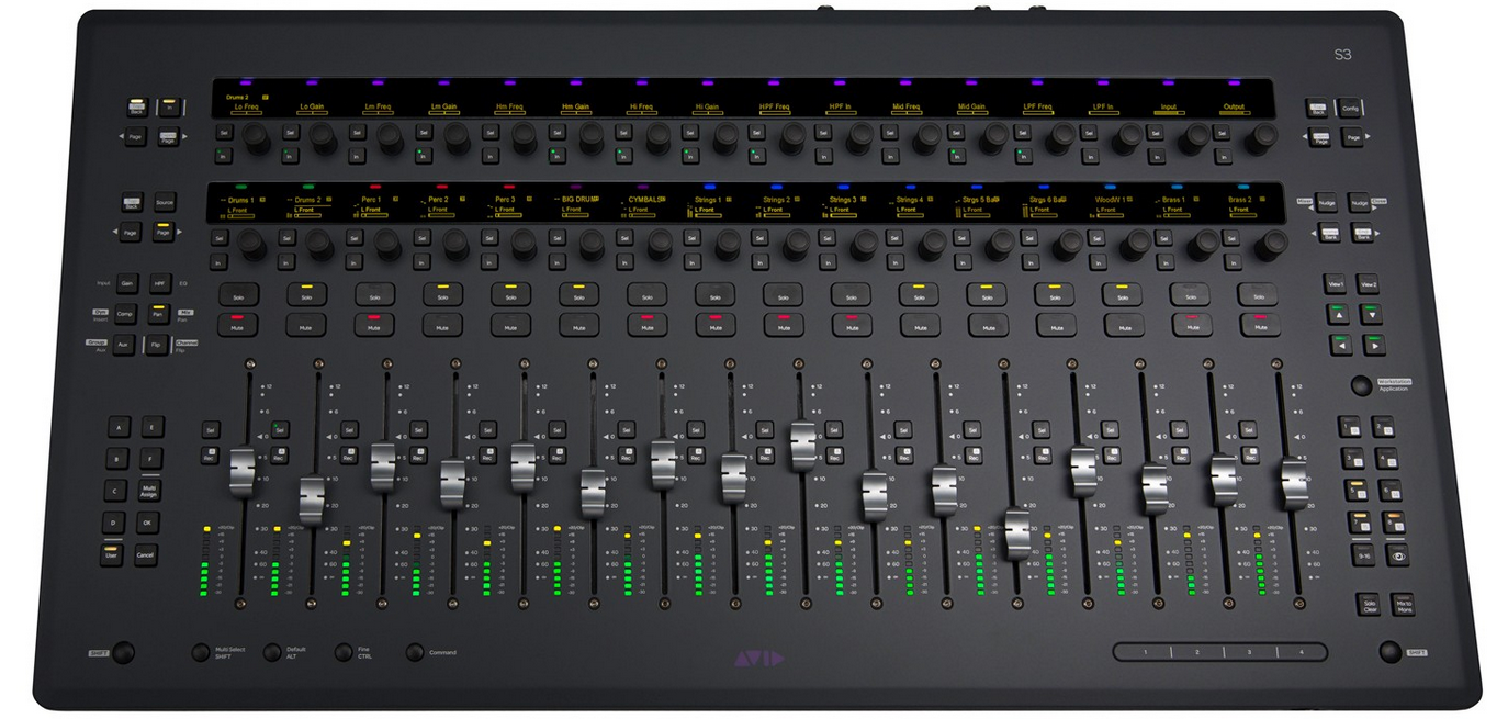 Computer Audio - Avid - Avid S3 Desktop Control Surface - Professional Audio Design, Inc