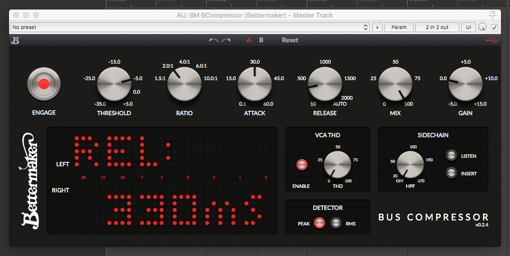 Bettermaker Bus Compressor - Bus Compressor - Professional Audio Design, Inc