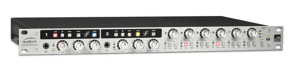 Audient ASP800 - HMX & IRON (ADAT Output) - Professional Audio Audient ASP800 - HMX & IRON (ADAT Output) - Professional Audio