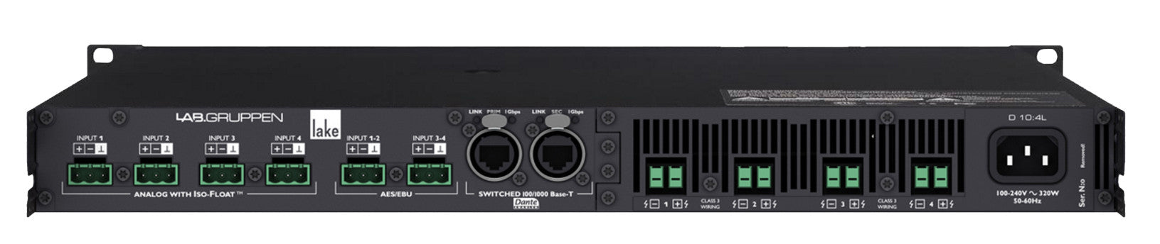 Accessories - Lab Gruppen - Lab Gruppen D 10:4L - Professional Audio Design, Inc