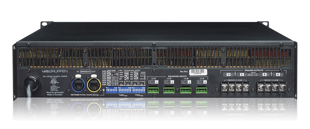 Accessories - Lab Gruppen - Lab Gruppen C 28:4 - Professional Audio Design, Inc