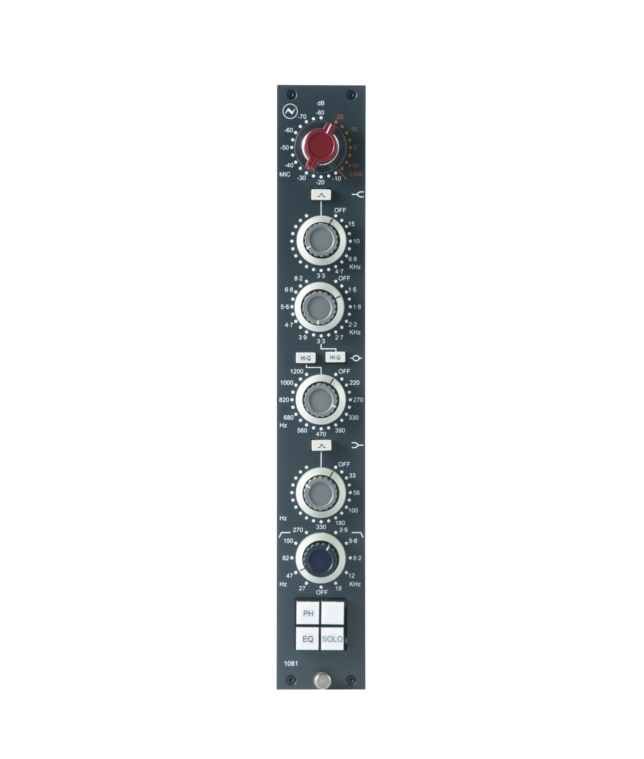 AMS Neve 1081 Classic Microphone Preamp and EQ Module (Mono) - Professional Audio Design, Inc