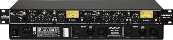 Drawmer 1972 - Dual Mic, Line & Instrument Preamplifier