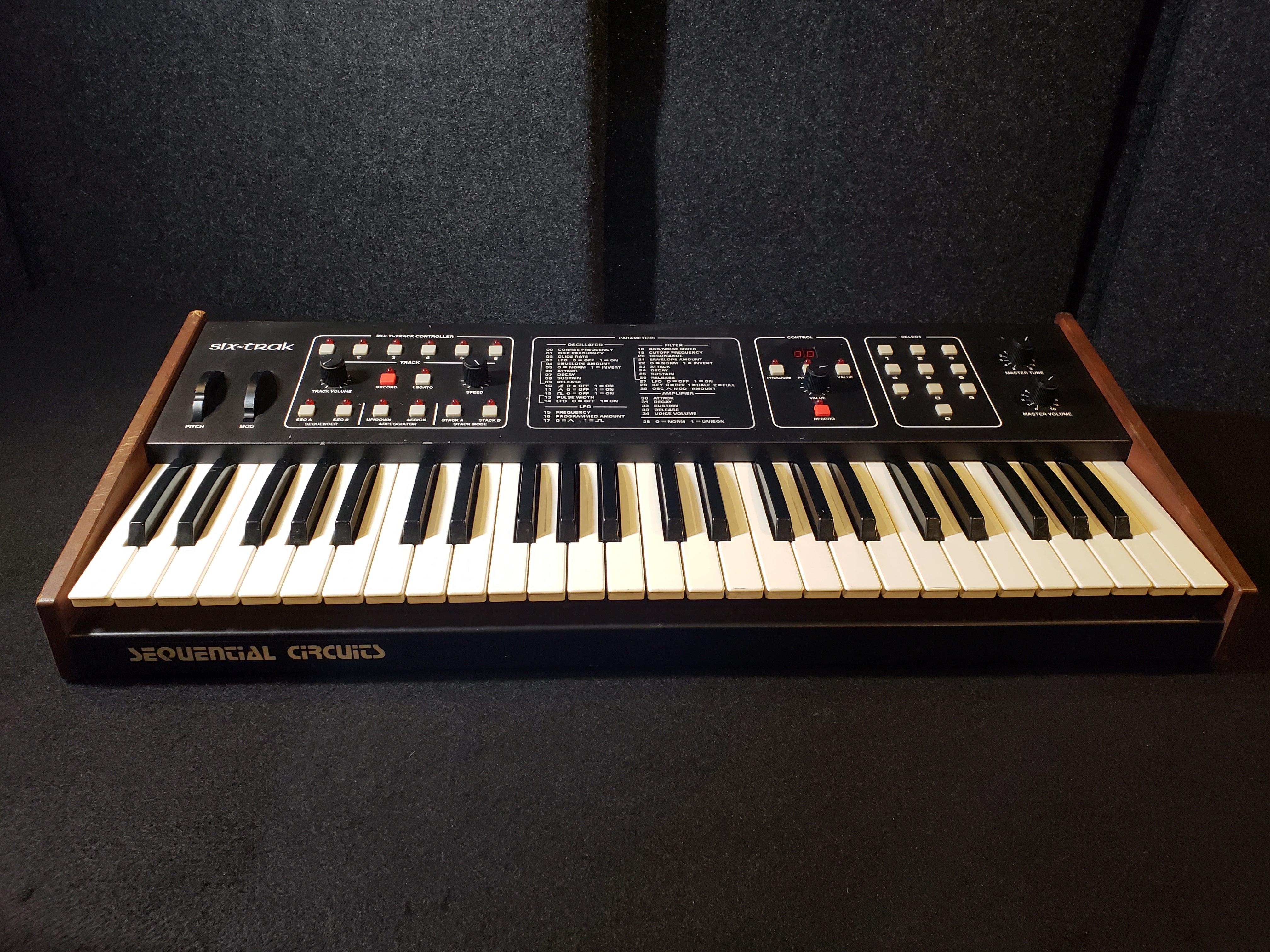 Sequential Circuits Six-Trak Polyphonic Synthesizer