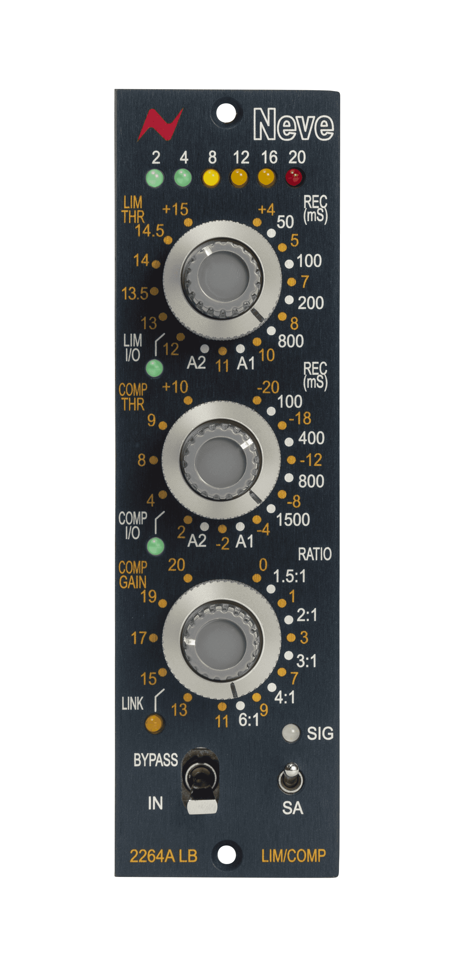 Recording Equipment - AMS Neve - AMS Neve 2264ALB 500 Series Mono Limiter/Compressor Module - Professional Audio Design, Inc