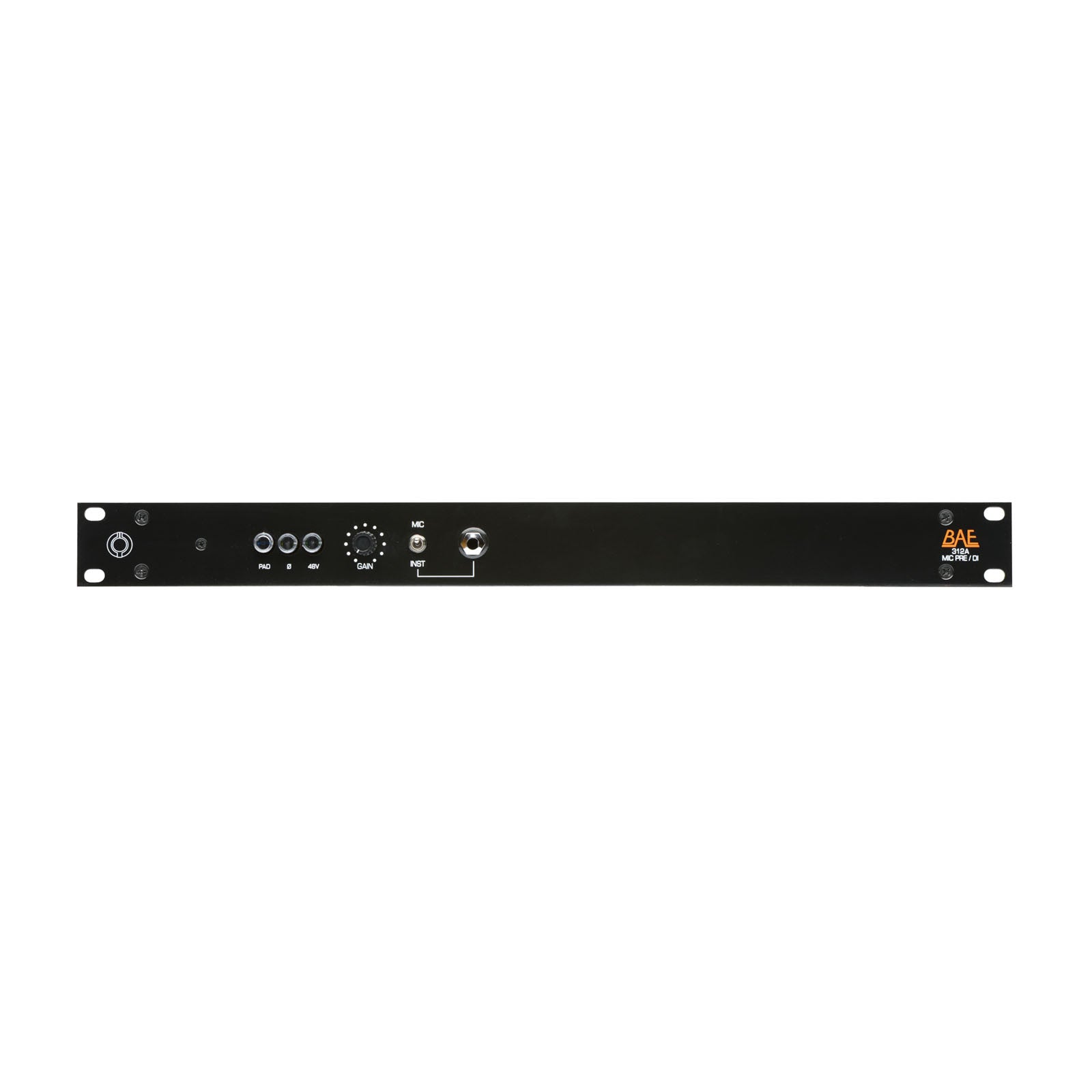 BAE 312A 19" Rackmount 1 Channel Mic Preamp with Power Supply ...
