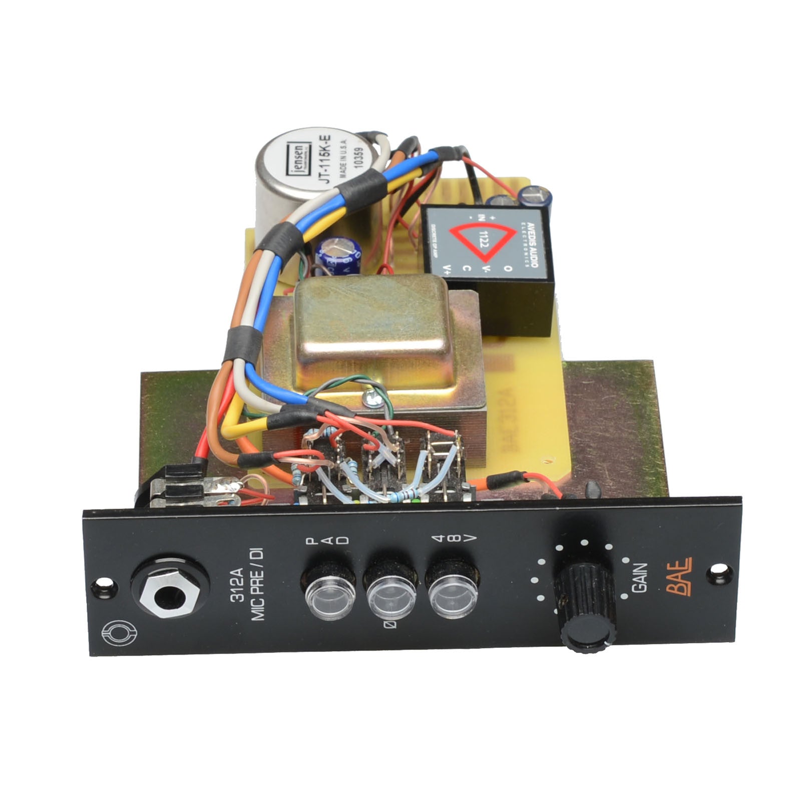 Recording Equipment - BAE Audio - BAE 312AMOD-500 Series Mic Preamp Module - Professional Audio Design, Inc