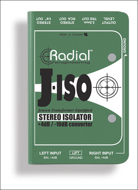 Computer Audio - Radial Engineering - Radial Engineering J-Iso - Professional Audio Design, Inc