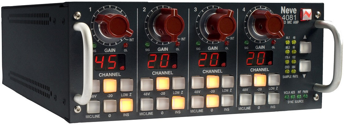Recording Equipment - AMS Neve - AMS Neve 4081 Quad Mic Preamp - Professional Audio Design, Inc