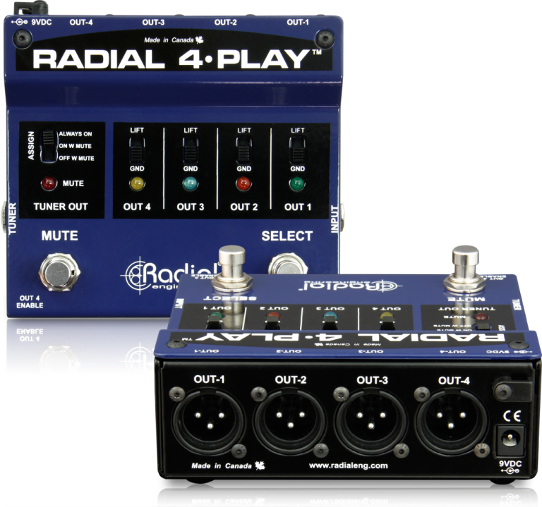 Radial Engineering 4-Play - Live Sound - Professional Audio Design, Inc