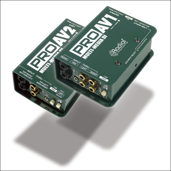 Accessories - Radial Engineering - Radial Engineering ProAV1 & ProAV2 - Professional Audio Design, Inc