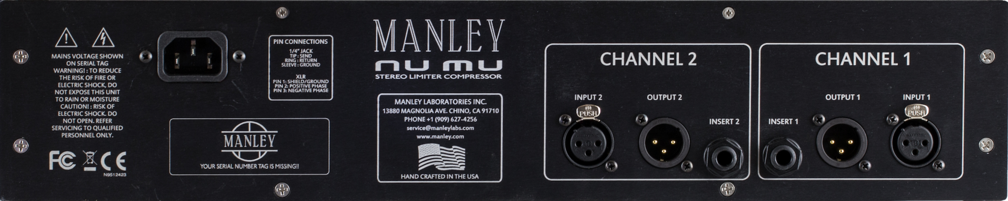 Recording Equipment - Manley - Manley Nu Mu - Professional Audio Design, Inc